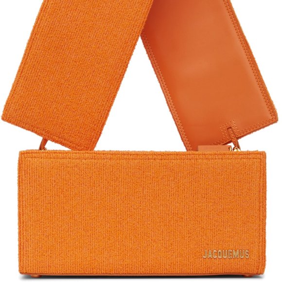 Authentic Jacquemus Le Rectangle Orange - Picture 1 of 8